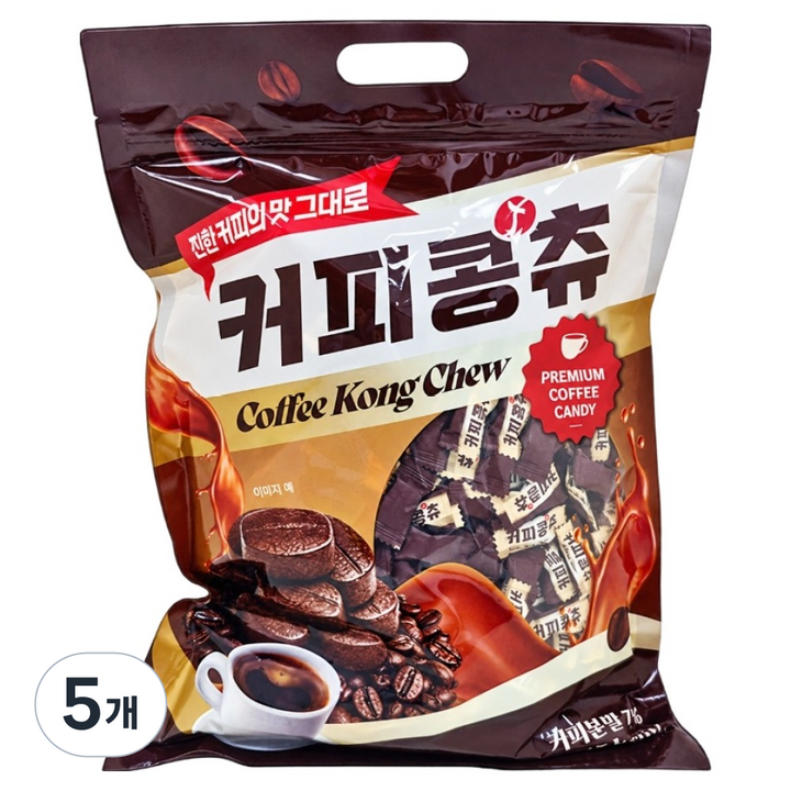 커피콩츄, 500g, 5개