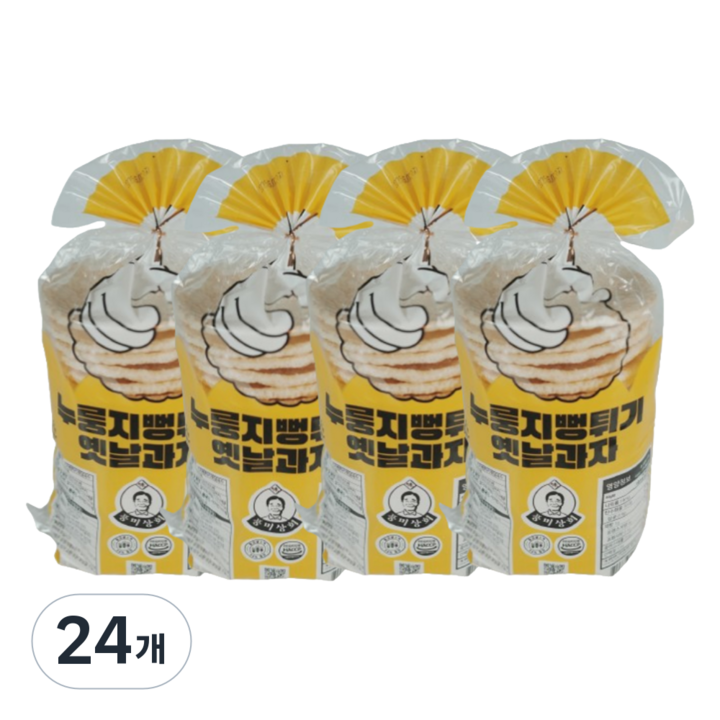 풍미상회 누룽지 뻥튀기 옛날과자, 24개, 120g