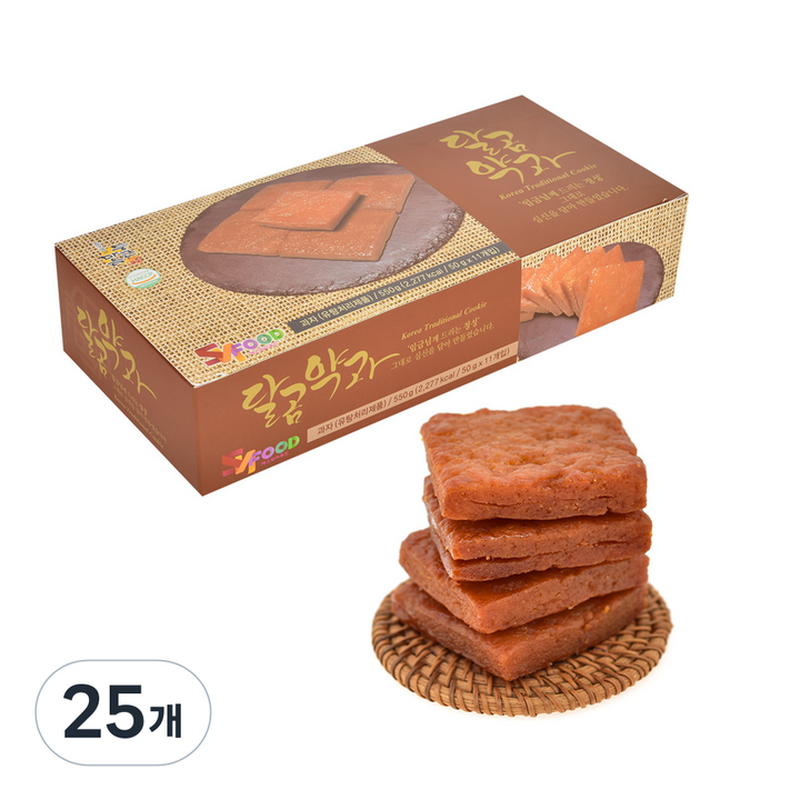 달곰약과, 550g, 25개