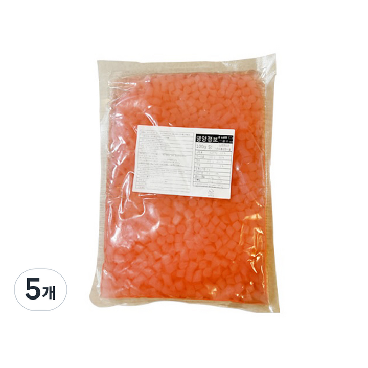 복원식품 곤약젤리 펄 리치맛, 500g, 5개