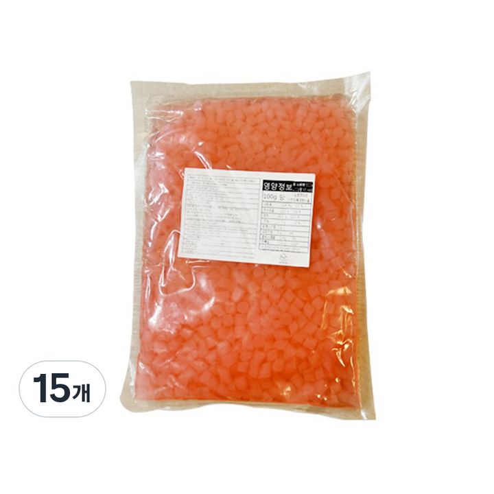 복원식품 곤약젤리 펄 리치맛, 500g, 15개