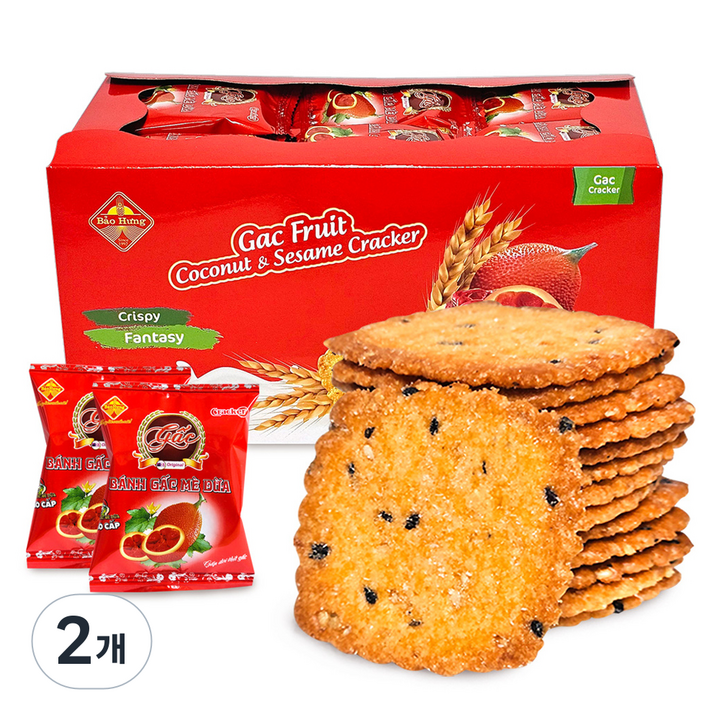 객후르츠 코코넛 & 참깨 크래커, 2개, 520g