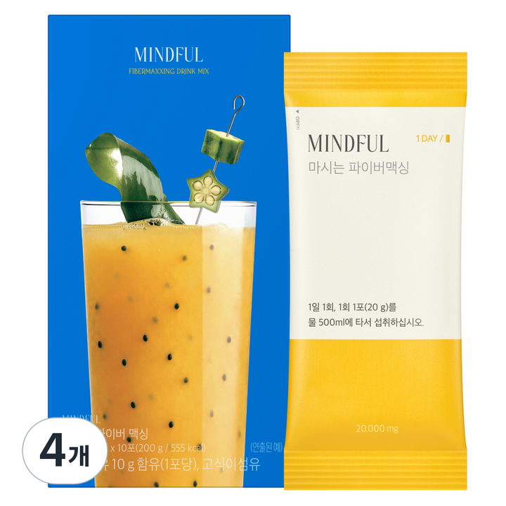 푸드올로지 마시는 파이버맥싱 10p, 4개, 10회분