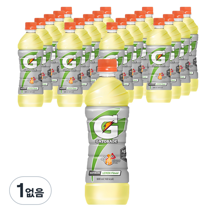 게토레이 레몬, 600ml, 100개