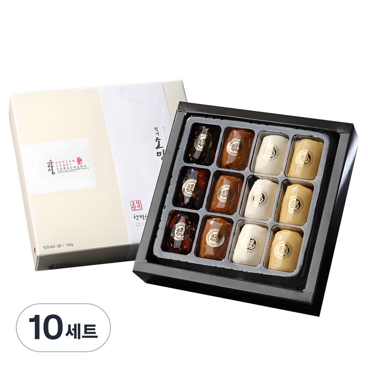 수라원 합격소망 엿 선물세트 1호, 180g, 10세트