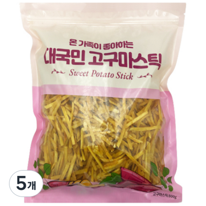 대국민 고구마스틱, 800g, 5개
