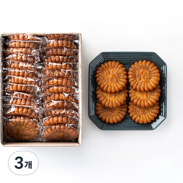 꿀이구마 찹쌀 꿀 약과, 1kg, 3개