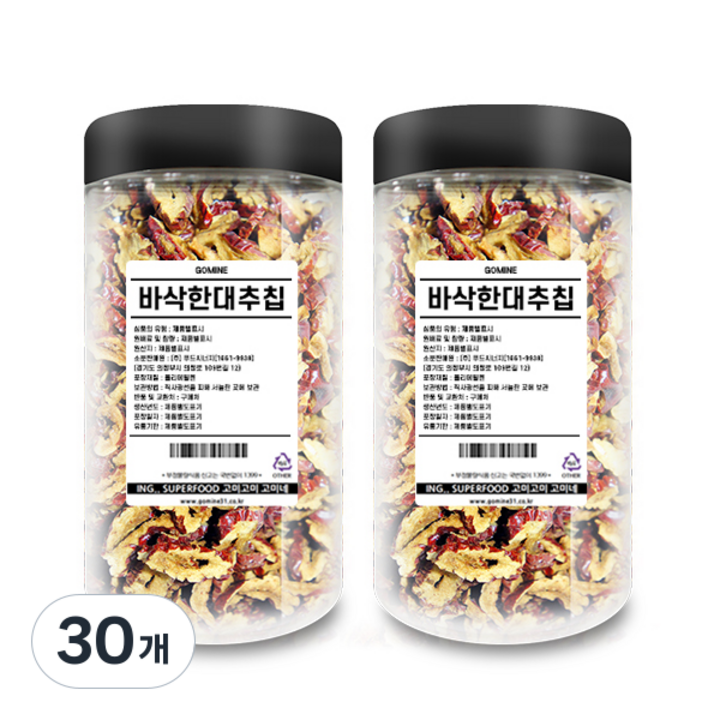 고미네 바삭한 대추칩, 100g, 30개