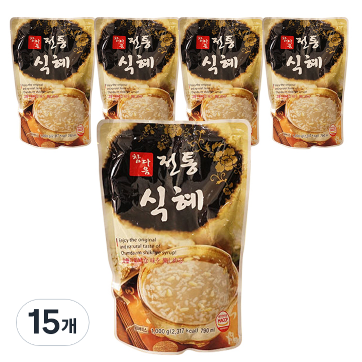 파낙스 참다음 전통식혜, 790ml, 15개