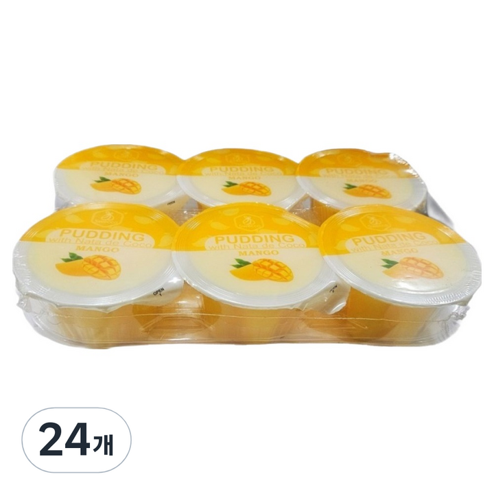 스위코 새콤달콤 스위코 망고 푸딩, 80g, 24개