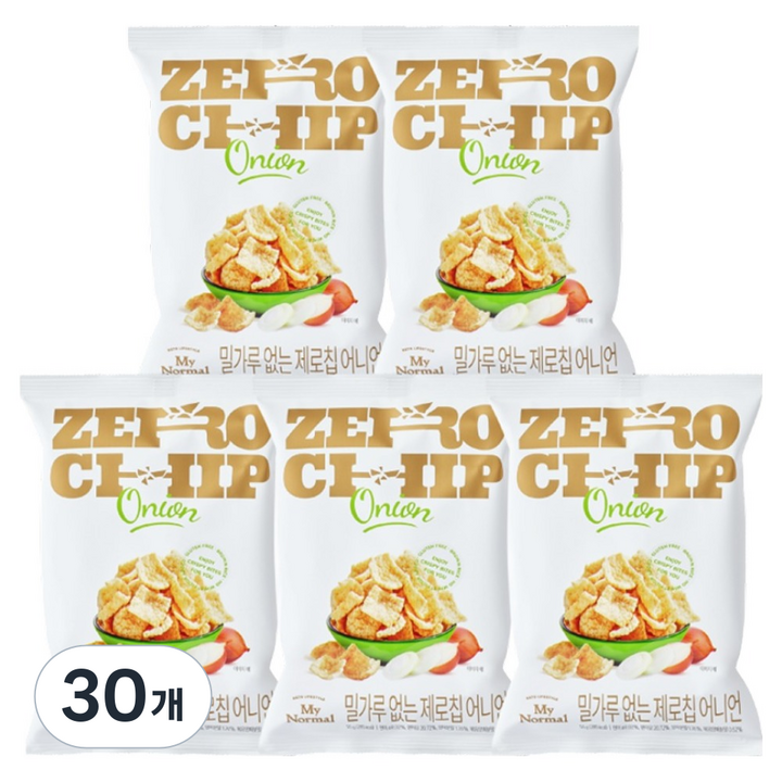 마이노멀 밀가루 없는 제로칩 어니언, 30개, 55g