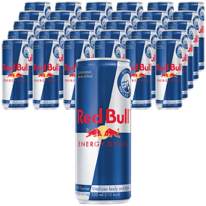 레드불 에너지 드링크, 250ml, 36개