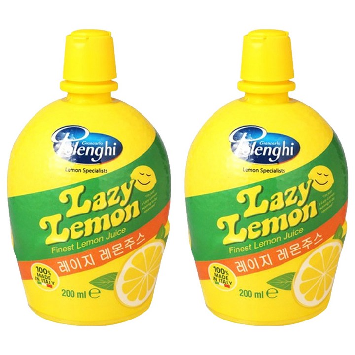 레이지레몬 주스, 200ml, 2개