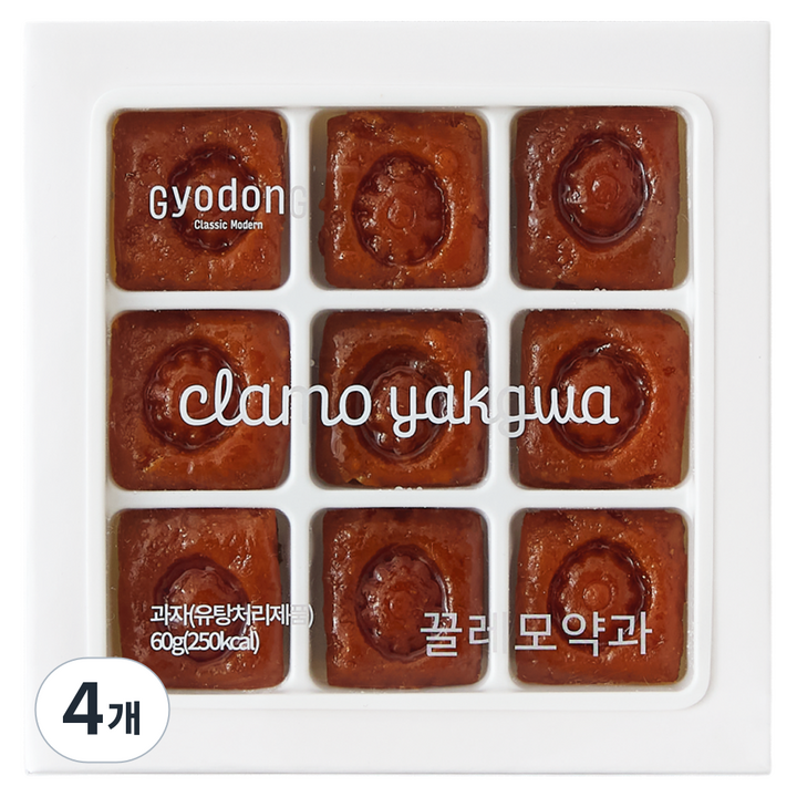 교동한과 끌레모약과, 60g, 4개