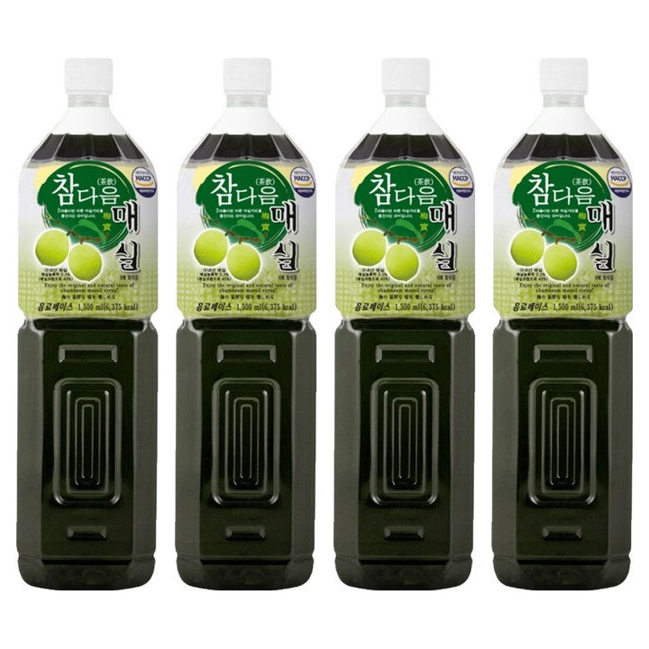 파낙스 참다음 매실, 1.5L, 4개