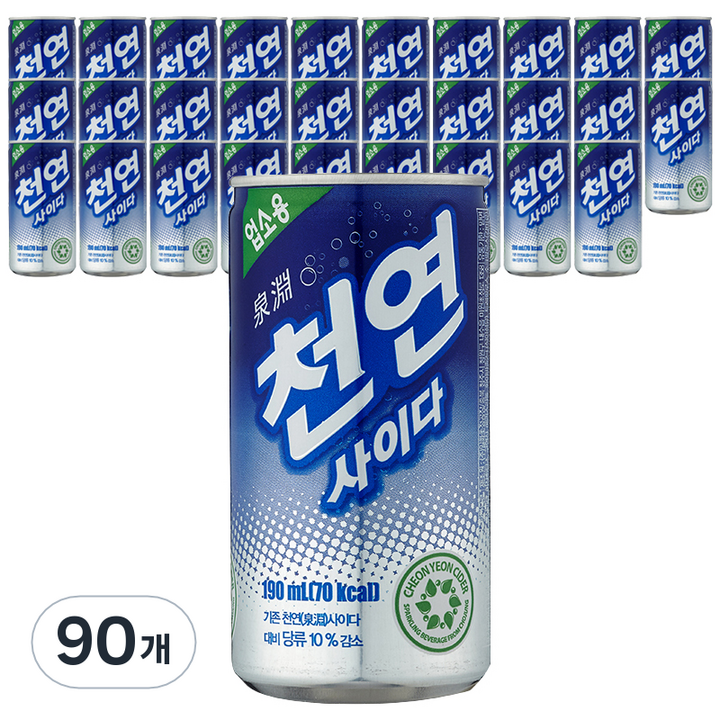 일화 천연사이다, 190ml, 90개
