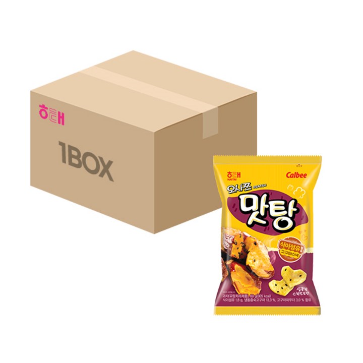 해태제과 오사쯔 맛탕 스낵, 60g, 16개