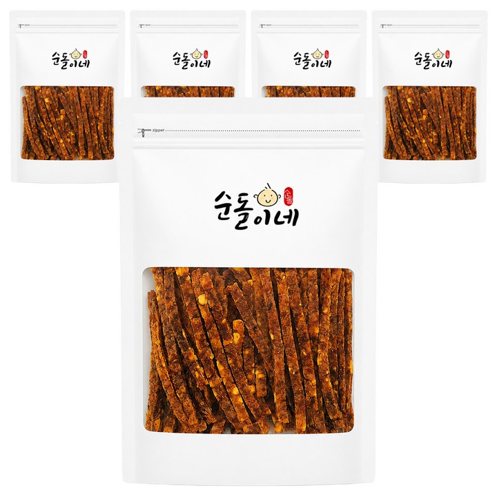 순돌이네 치즈 콕콕 오징어포, 200g, 5개