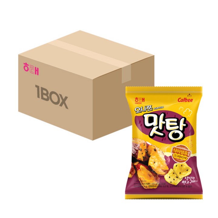해태제과 오사쯔 맛탕 스낵, 100g, 12개