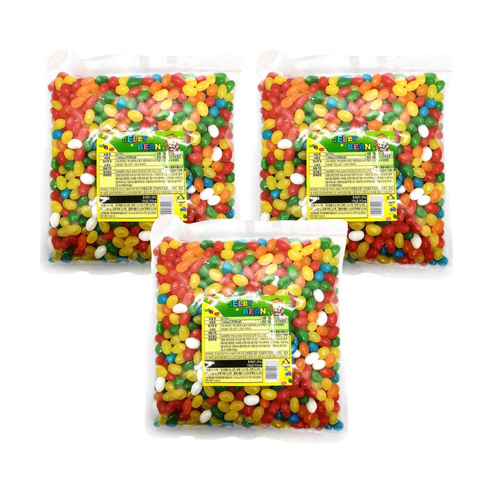 젤리빈스, 1kg, 3개