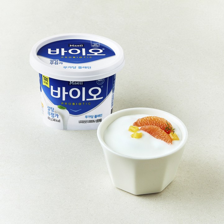 매일바이오 무가당 플레인, 450g, 1개