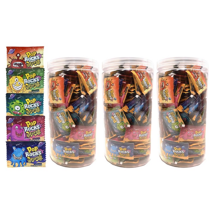팝락스 팝핑캔디 버라이어티 150p, 150g, 3개