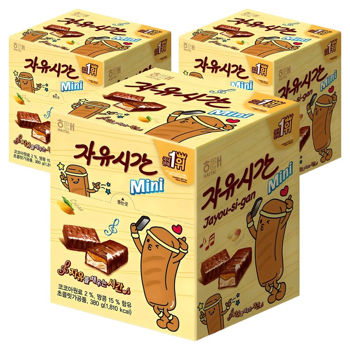 자유시간 mini, 380g, 3개
