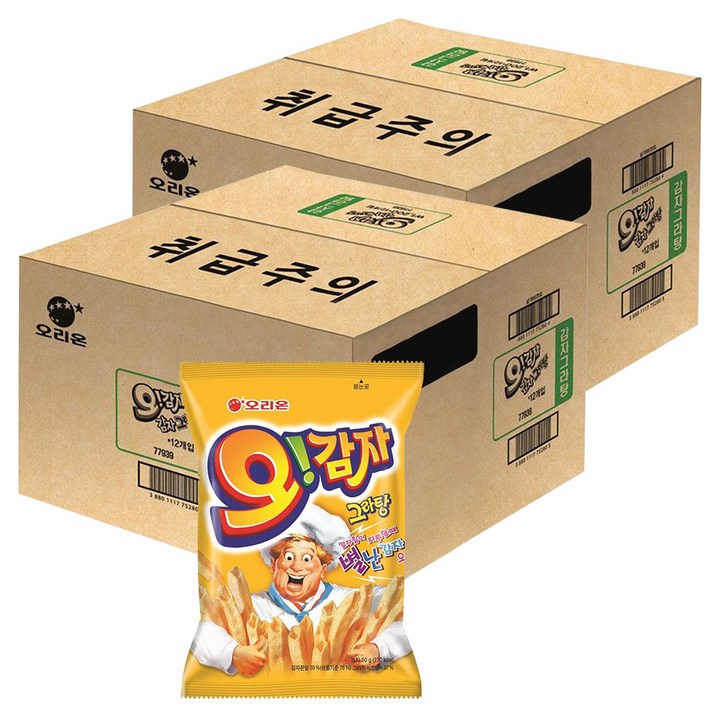 오리온 오감자 그라탕, 50g, 24개
