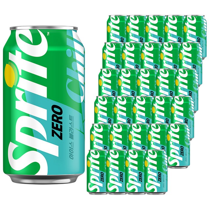 스프라이트 제로 Chill 사이다, 350ml, 48개