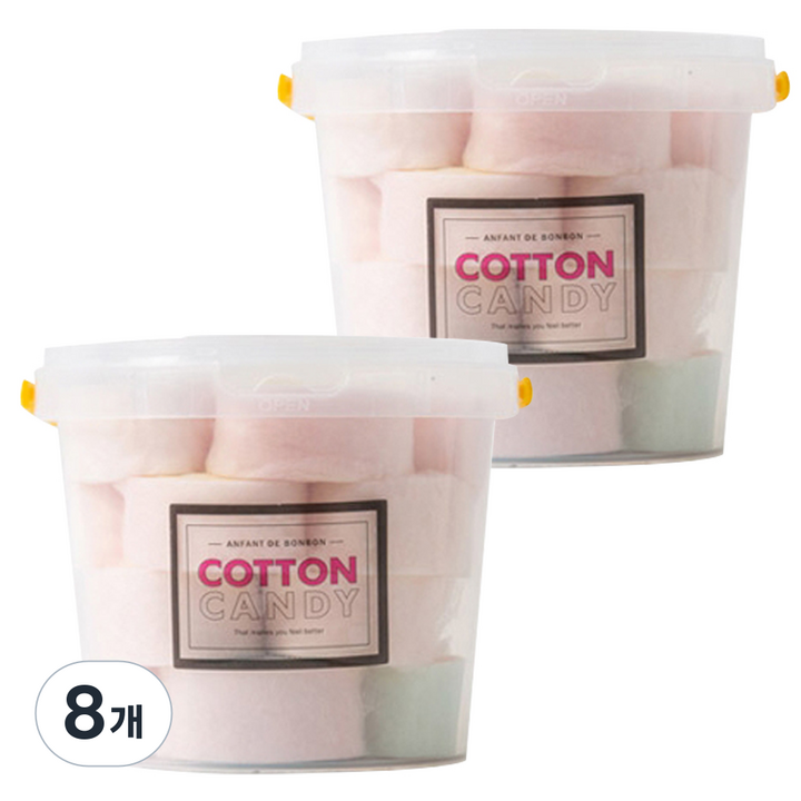 앙팡드봉봉 한입솜사탕 레인보우, 45g, 8개