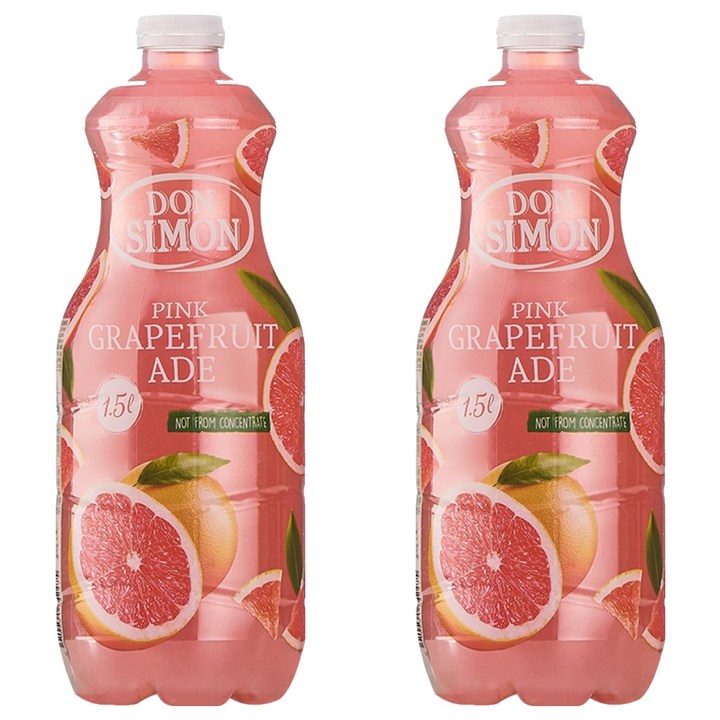 돈시몬 착즙 자몽에이드, 1.5L, 2개