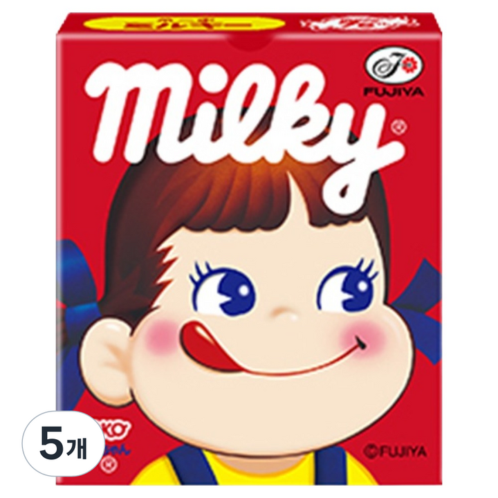 후지야 밀키 캔디, 23g, 5개