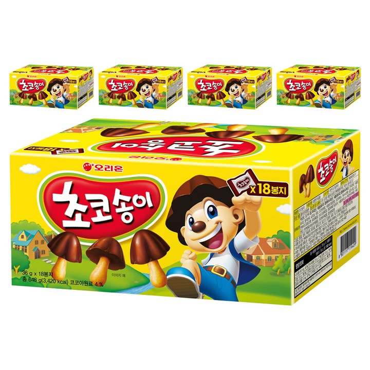 초코송이, 648g, 5개