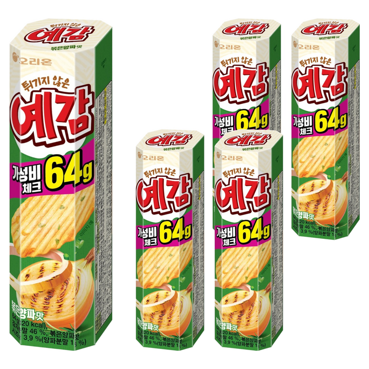 오리온 예감 볶음양파 2p, 64g, 5개