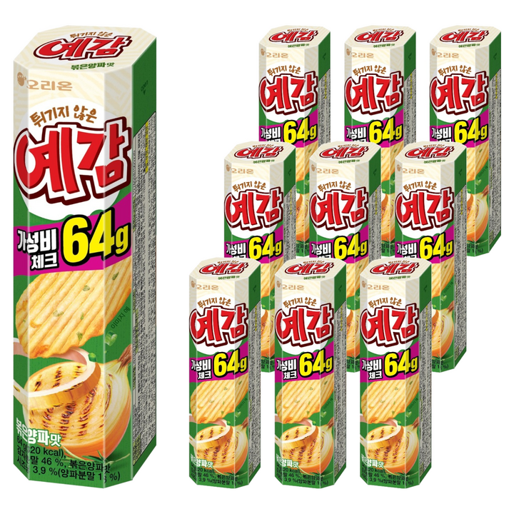 오리온 예감 볶음양파 2p, 64g, 10개