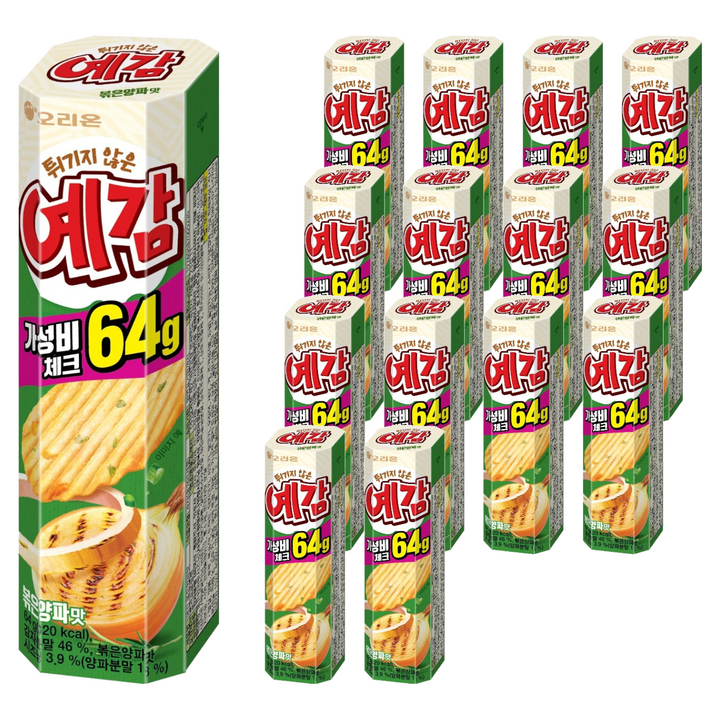 오리온 예감 볶음양파 2p, 64g, 15개