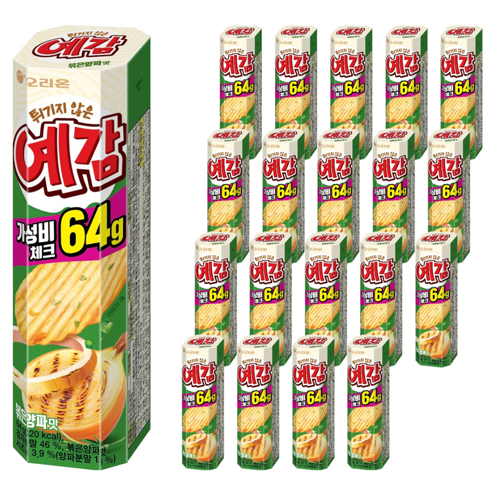 오리온 예감 볶음양파 2p, 64g, 20개