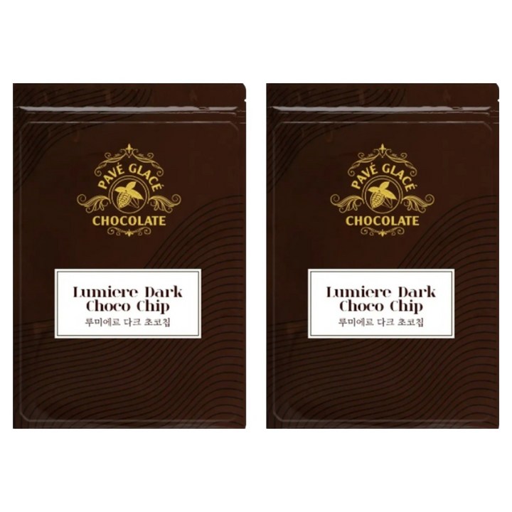 파베글라스 루미에르 다크초코칩, 1kg, 2개