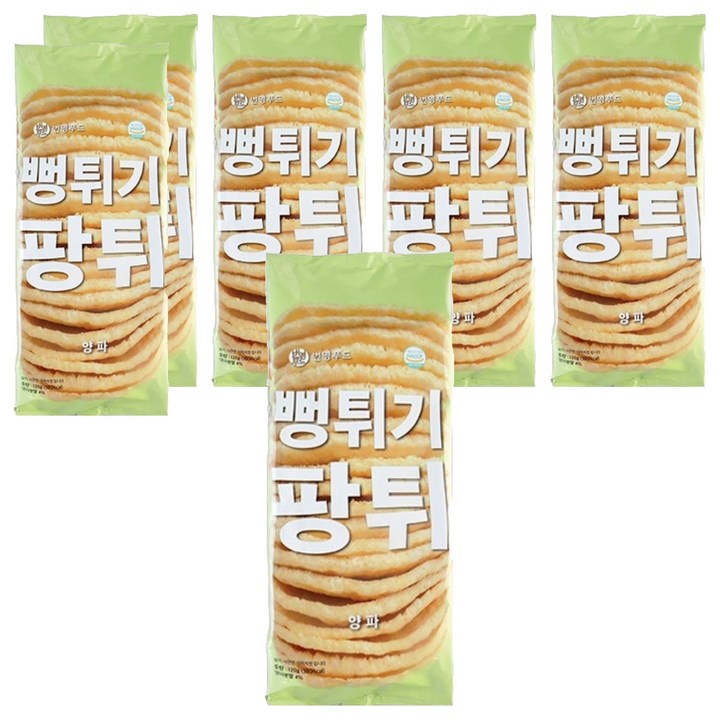팡튀 양파 뻥튀기, 120g, 6개