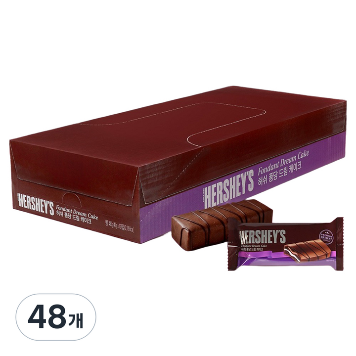 허쉬 퐁당 드림 케이크, 40g, 48개