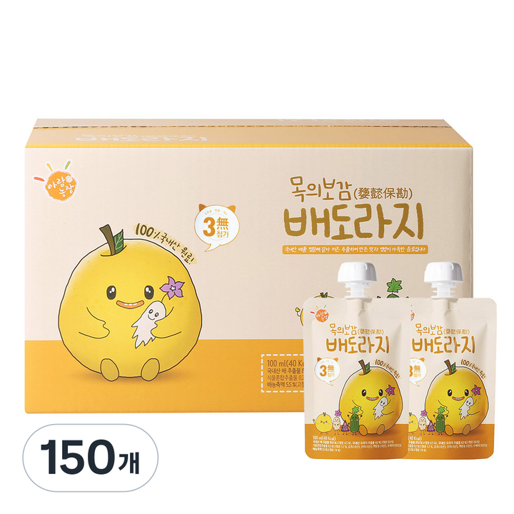 아람농장 목의보감 배도라지즙, 100ml, 150개