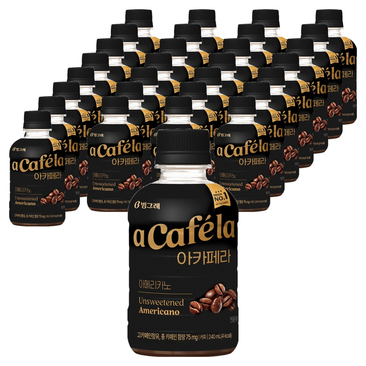아카페라 아메리카노, 240ml, 60개