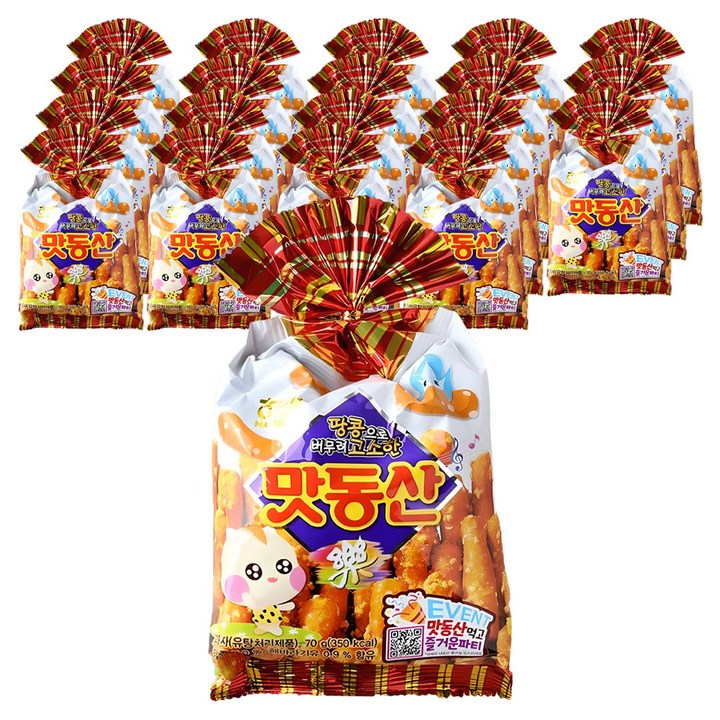 해태제과 맛동산, 70g, 20개