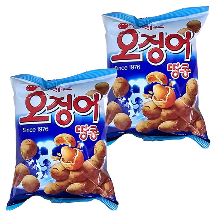 오리온 오징어 땅콩, 180g, 2개