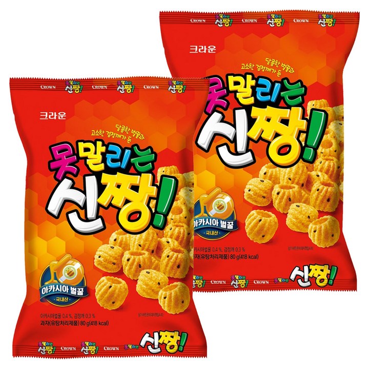 크라운 못말리는신짱, 80g, 2개