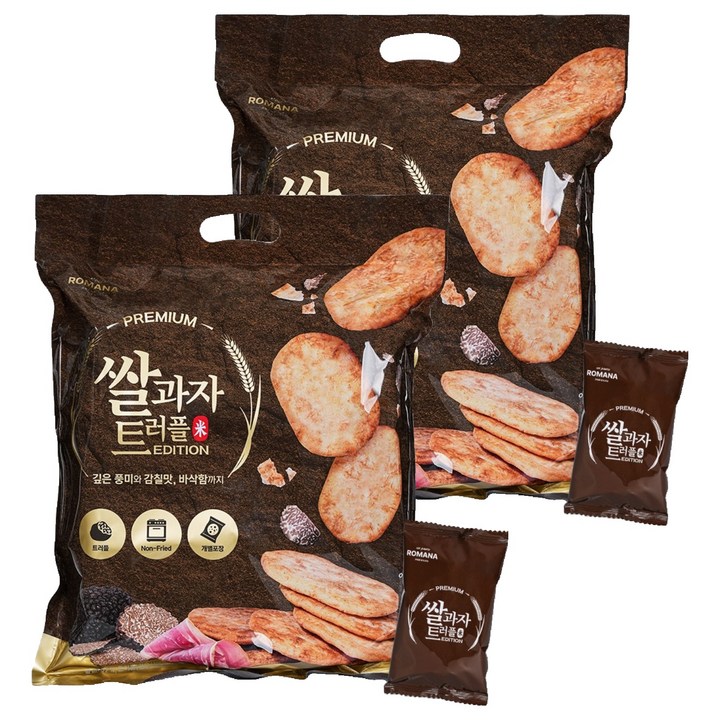 로마나 쌀과자 트러플 41p, 2개, 346g