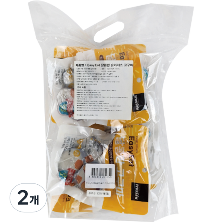 이지잇 달콤한 슬라이스 고구마 10p, 1.1kg, 2개