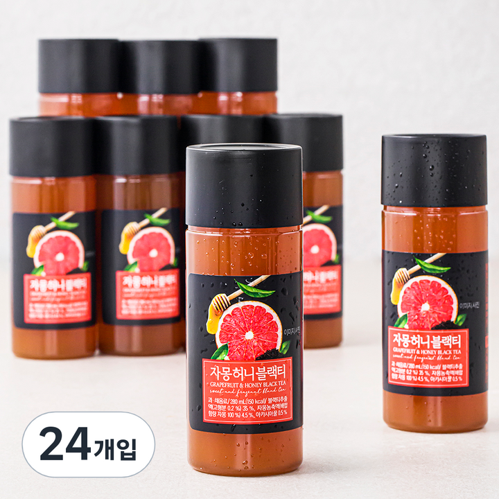 서울에프엔비 자몽 허니블랙티, 280ml, 24개입
