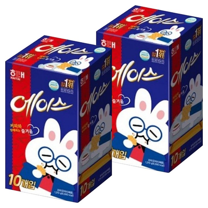 해태제과 에이스 과자, 1.21kg, 2개