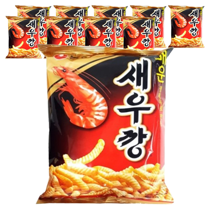 새우깡 매운새우깡, 90g, 10개